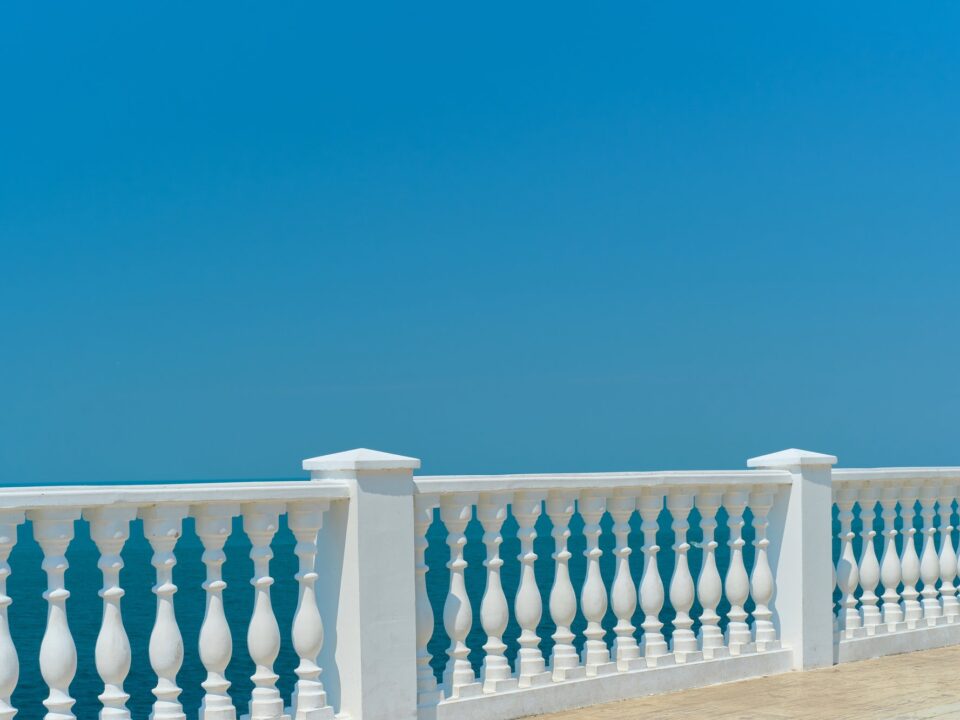 Terraza con vistas al Mediterráneo